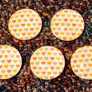 Valentine magnets, glass magnets, heart magnet set, glass magnet, valentines gift, heart gift, heart magnets, gifts for her