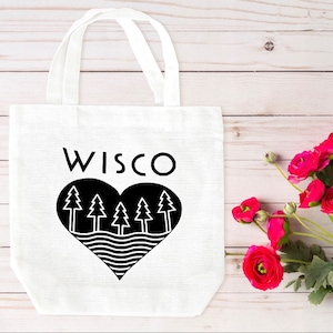 Wisconsin bag, wisconsin tote bag, Wisconsin travel bag, Wisco tote bag, Wisconsin lover gift, Wisconsin bag, Wisconsin gift, Wisconsin