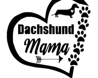 Dachshund decal, dachshund sticker, dachshund car decal, dachshund car sticker, dachshund decal