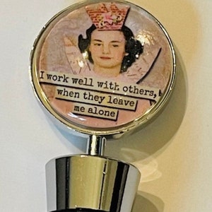 Retro wine stopper, wine stopper, Funny bottle stopper, Wine bottle stopper, wine gifts, gifts for wine lover