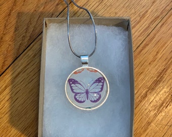 Butterfly Necklace, butterfly necklace, necklace, butterfly jewelry, butterfly gift, gifts for butterfly lover, nature lover gifts,