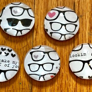 Valentine magnets, glass magnets, heart magnet set, glass magnet, valentines gift, heart gift, heart magnets, gifts for her