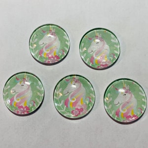Unicorn Magnet set, unicorn magnets, unicorn magnet, unicorn gift, unicorn gifts, glass magnets, handmade magnets, unicorn lover gift