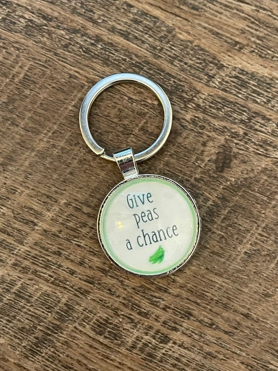 Vegan Keychain Vegan Life Keychain Vegan Diet Keychain Vegan