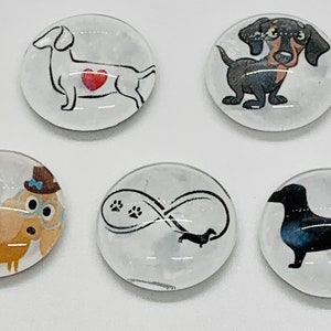 Dachshund magnet, wiener dog gift, dachshund magnet set, dachshund gifts, Doxie magnet set, Wiener dog magnet set immagine 5