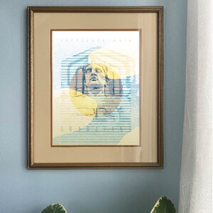 Guardian Deco -- 15.5” x 18” with matted and beveled frame