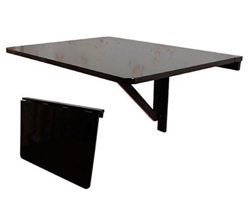 Wall Mounted Drop Leaf Table Folding Dining Desk Solid
