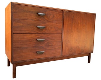 1960s Mid Century Modern Dunbar Style Compact Credenza