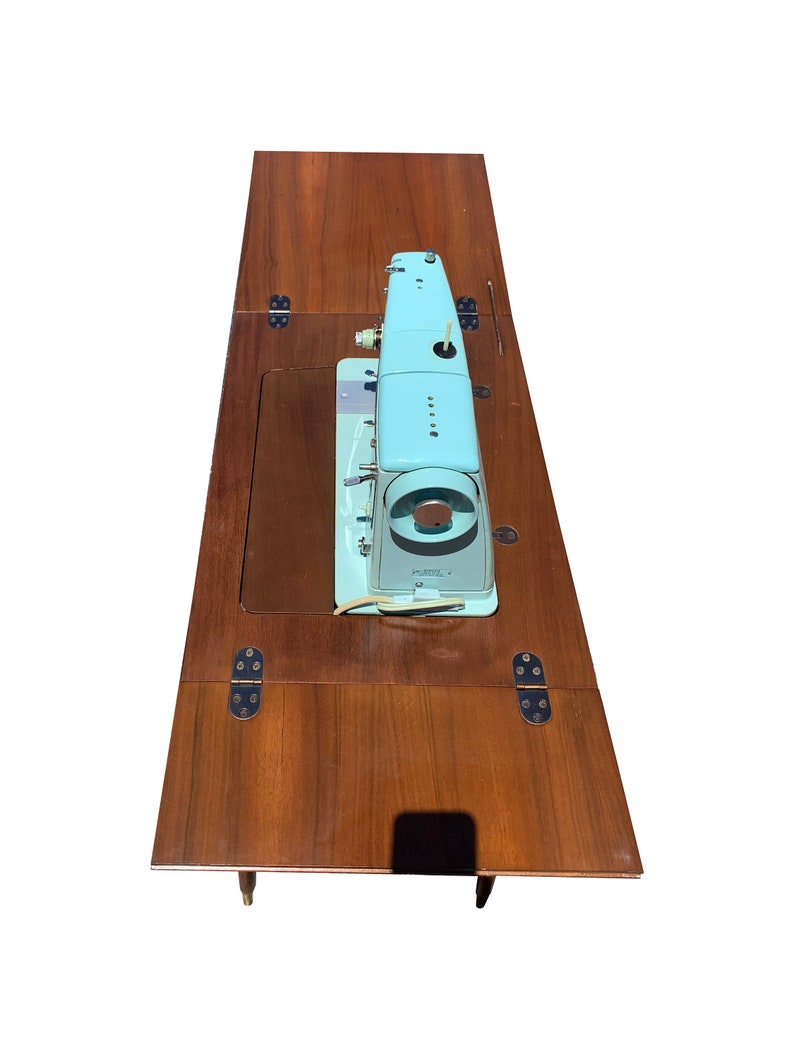 Vintage Mint Green Singer Sewing Machine in Modern Etsy