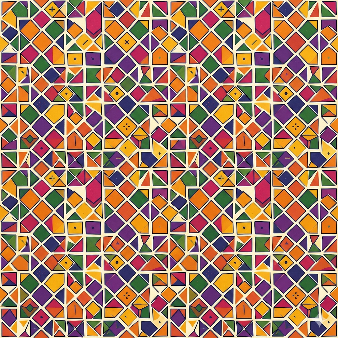 Kitenge Burst African Pattern: Vibrant Geometric Textile Design ...