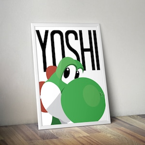 FALL SALE 11x14 Yoshi Printable Poster - vector graphics, digital clip art, digital images