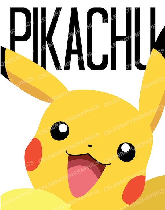 Pokemon Yellow Pikachu Faces 11 X 14 Canvas -  New Zealand