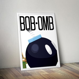 Bob-Omb Art Print – Vector Graphics Poster (Digital Download)