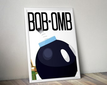 Bob-Omb Art Print – vectorafbeeldingenposter (digitale download)