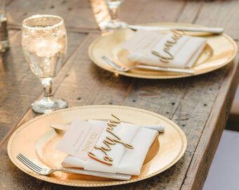Gold charger plates | Etsy Gold charger plates | Etsy