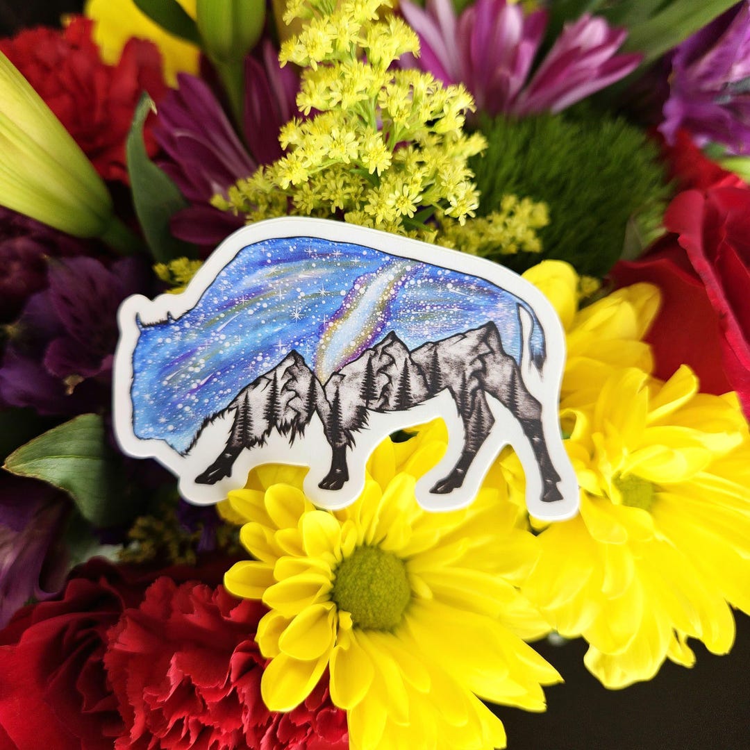 Buffalo Vinyl Sticker - Etsy