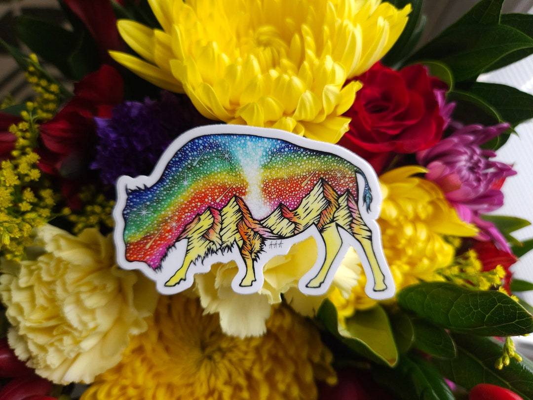 Buffalo Vinyl Sticker - Etsy