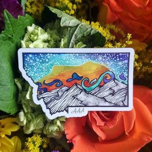 Montana Refrigerator Magnet