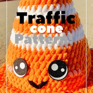 Crochet Jumbo Traffic Cone Pattern