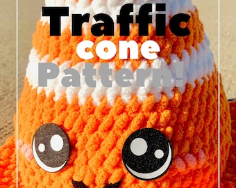 Crochet Jumbo Traffic Cone Pattern