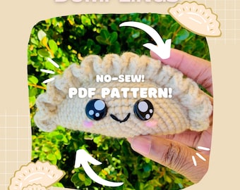 Crochet No-Sew Dumpling Pattern