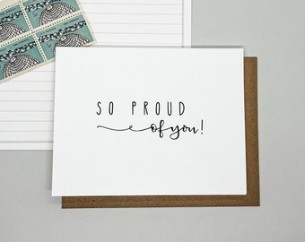So Proud of You card, available in large quantities