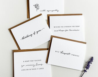 Sympathy 5 Card Pack (Available in a variety of quantities)