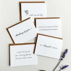 Sympathy 5 Card Pack (Available in a variety of quantities)