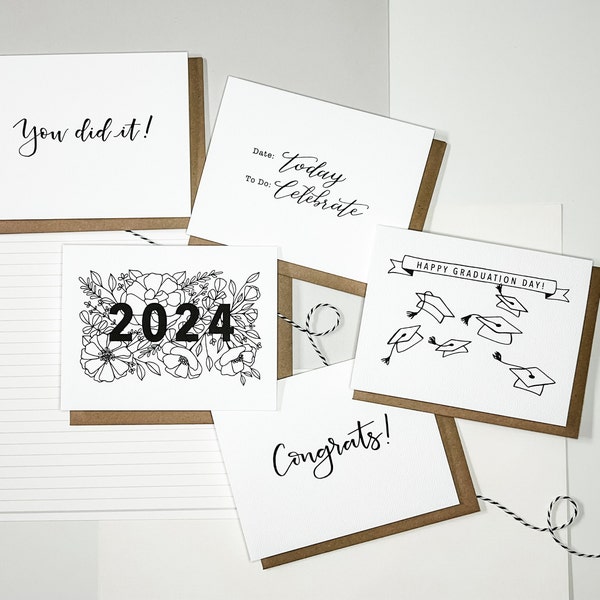 Graduation / Celebration Card Pack (Available in a variety of quantities.)