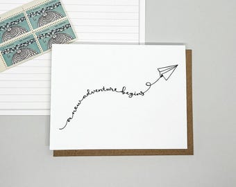 Moving Card /  New Job card / New Adventure card