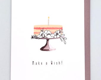 Make A Wish / Birthday Card