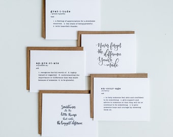 Thank You 5 Card Pack  (Available in large quantities.)