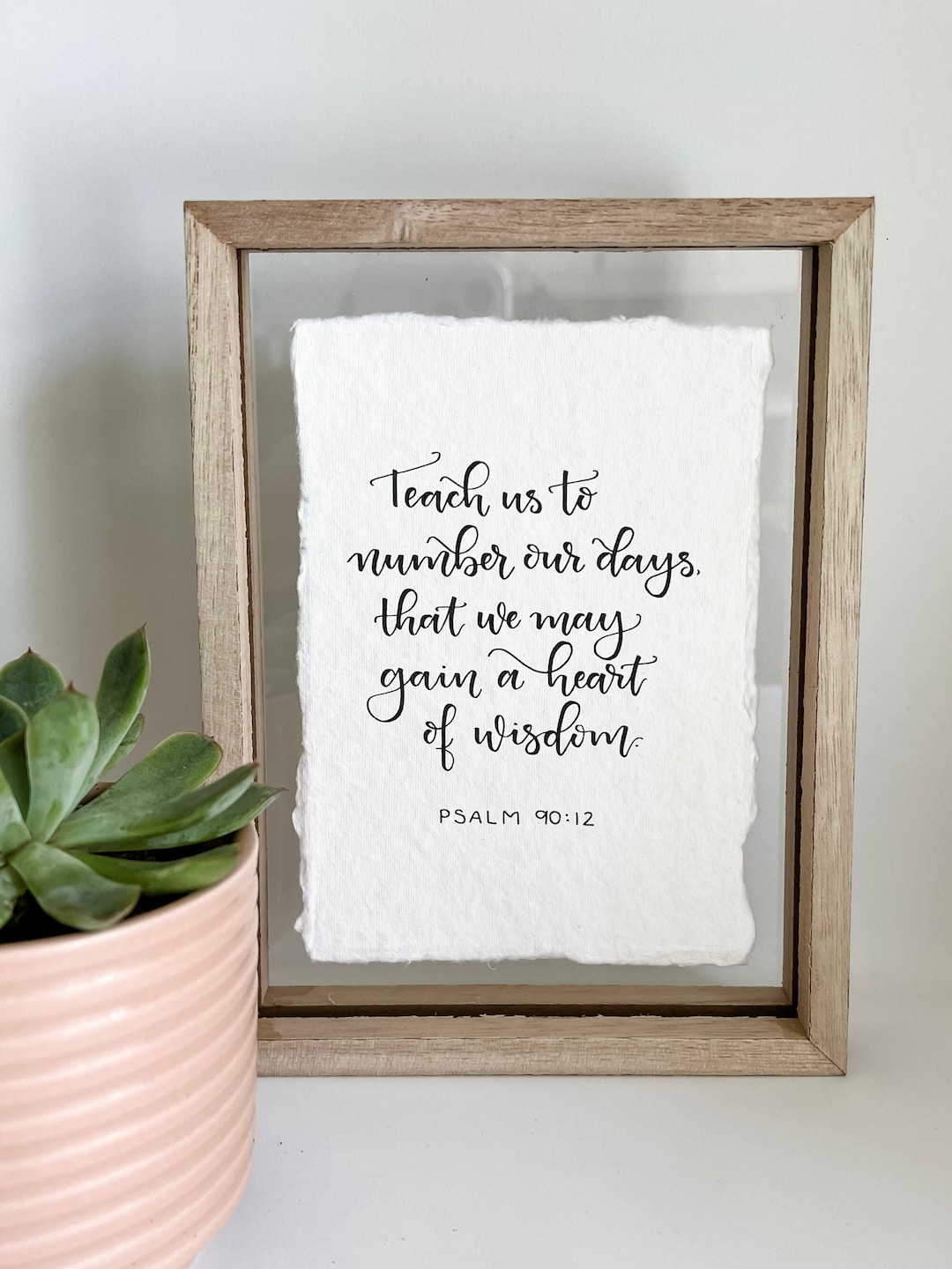 Psalm 90:12, Teach Us to Number Our Days - Etsy
