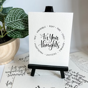 Scripture 7 Card Set, Includes 7 Scripture Inspired Prints and Small ...