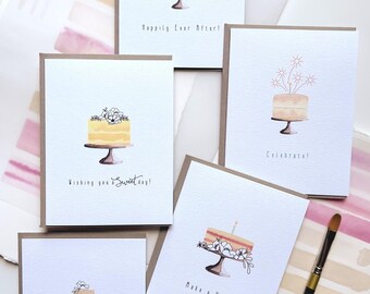 Celebration 5 card pack. Wedding, Anniversary, Birthday and special days.