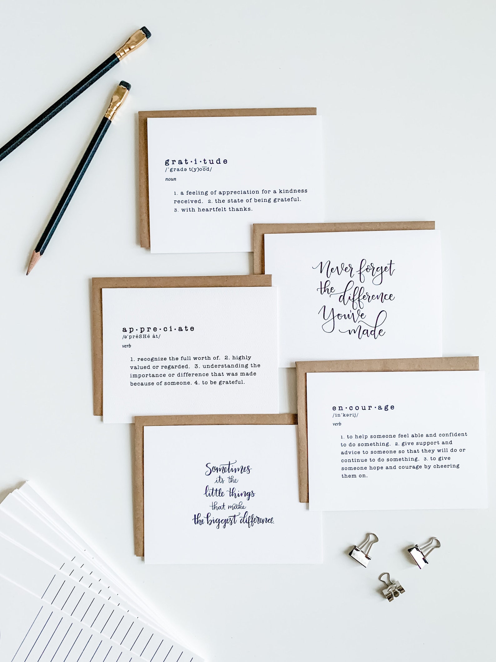 Employee Appreciation Card Pack available in a Variety of Etsy