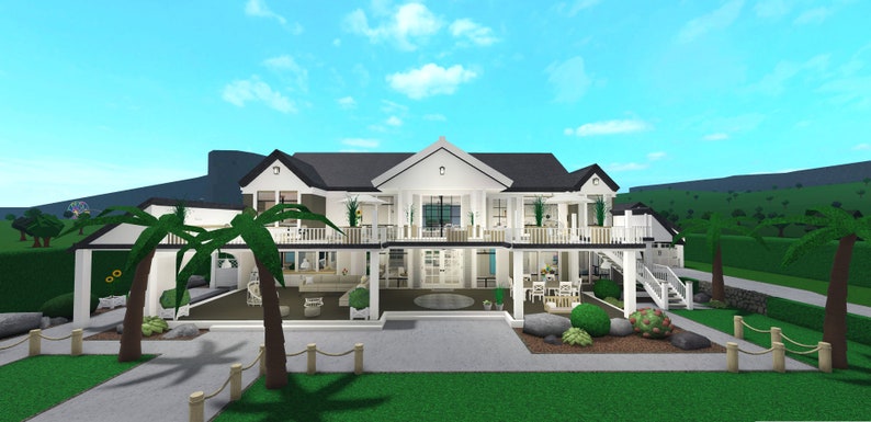 Bloxburg Custom House Exterior Build | Speedbuilds, Reference Photos ...