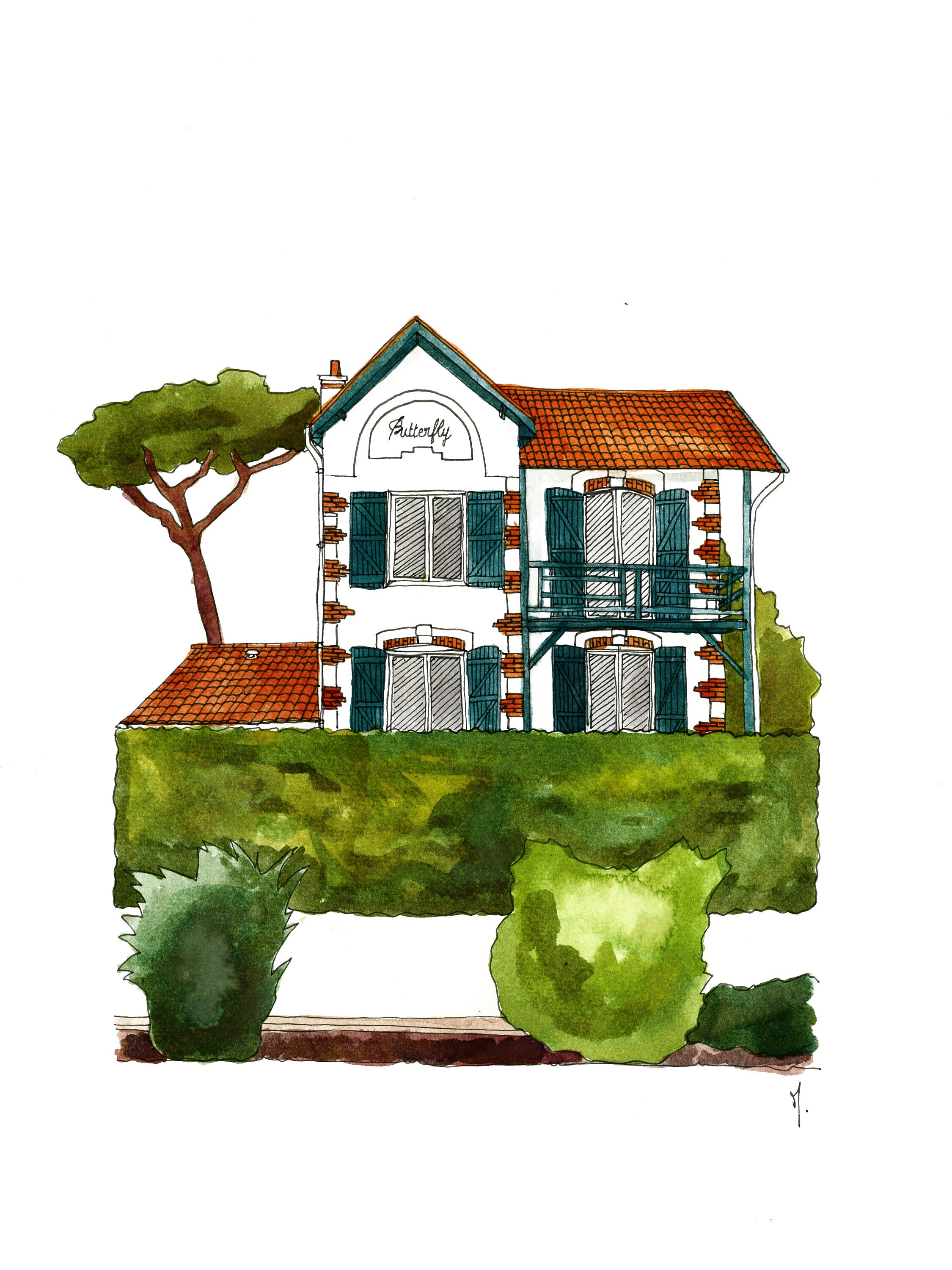 Affiche Maison Saint Palais