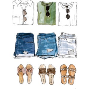 Cartes postales Outfit