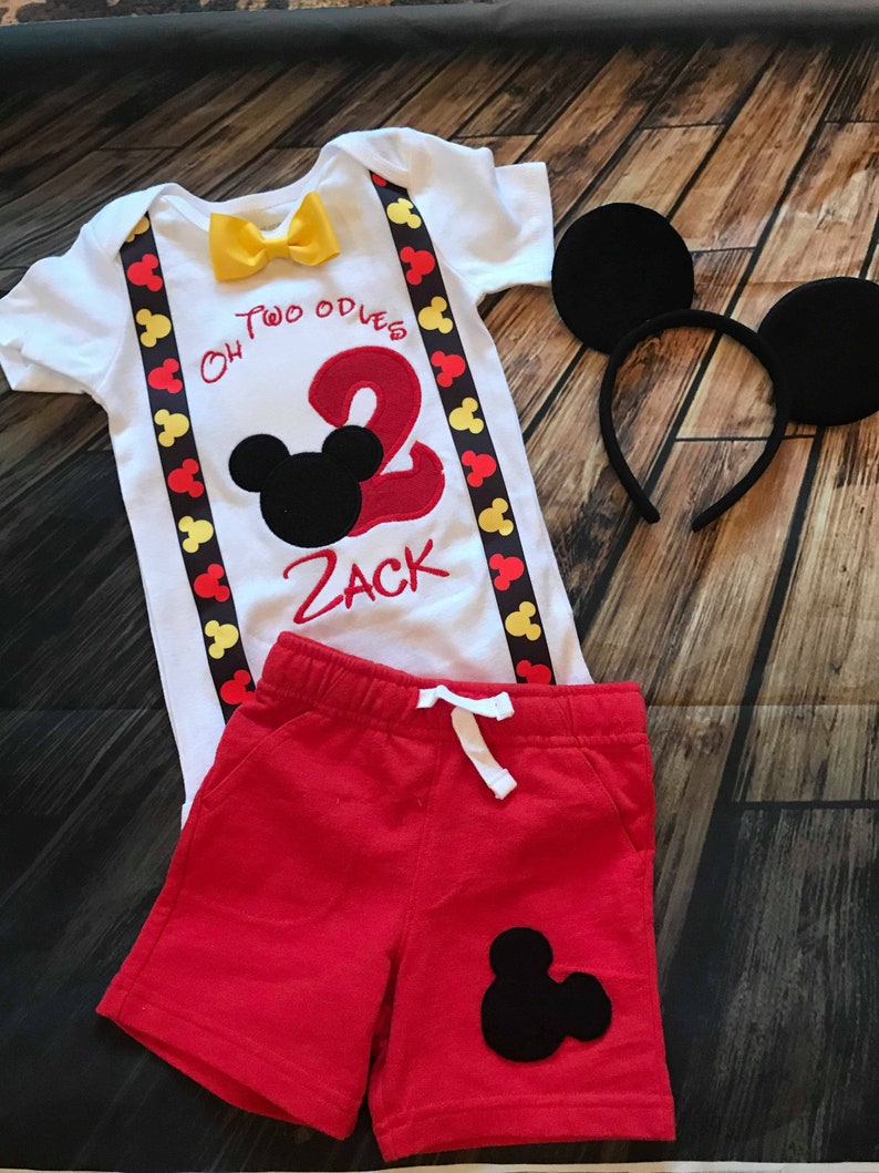 Mickey mouse boy outfit Clearance