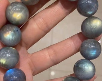 Braccialetto di luna di perline di pietra naturale di pietra di luna bianca di moda per le donne braccialetto di nozze di farfalla regalo regolabile