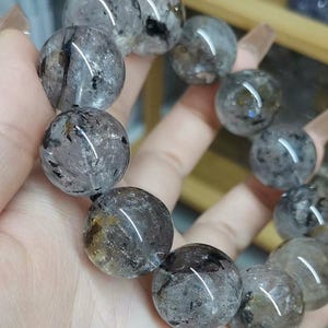 High Quality Genuine Natural Herkimer Diamond Quartz handmade Beaded bracelet,Jewelry gifts,healing bracelet,energy bracelet
