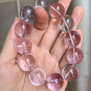 14mm Natural Genuine Bolivia Amethyst bracelet,beaded bracelet,women bracelet,jewelry gifts,love gifts