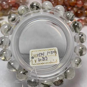 10,5 mm natuurlijke pyriet in ronde kralenarmband, prachtige kralenarmband, zeldzame unieke sieraden