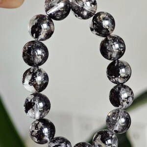 11mm Genuine Natural Herkimer Diamond Quartz Beaded bracelet,Jewelry gifts,healing bracelet,energy bracelet