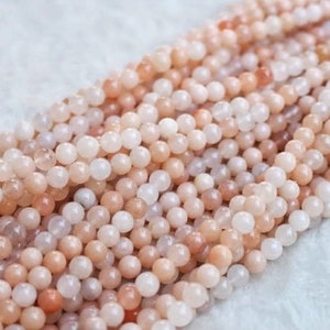 Natural Pink Aventurine Smooth Round Beads ,Pink Aventurine Loose Beads,semi-precious stone,per strands,4-12mm