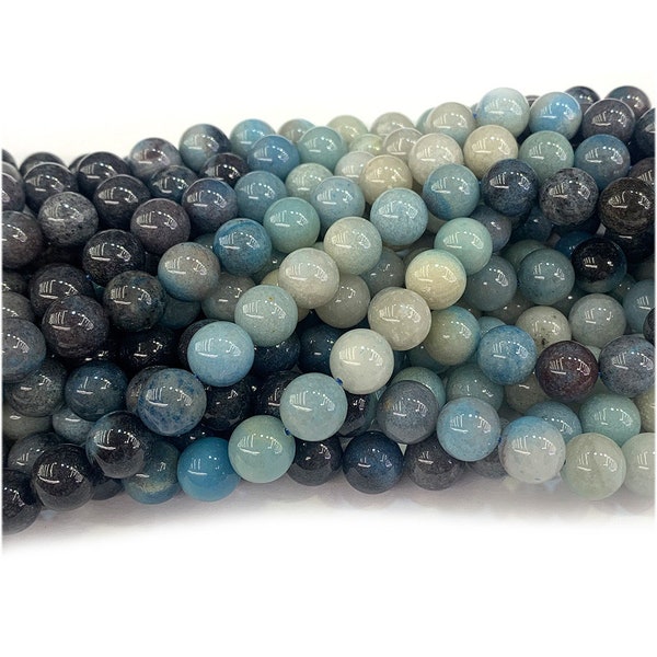 Natural Montebrasite Smooth Round Beads 10mm loose beads,15 inches one strands