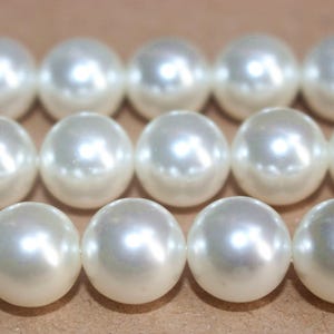 15 inches , 4,6,8,10,12,14,16,18,20mm white south sea shell pearls beads ,loose shell beads,semi-precious shell pearls beads