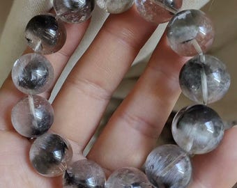 High Quality Rare Natural Genuine Black Brookite Platinum