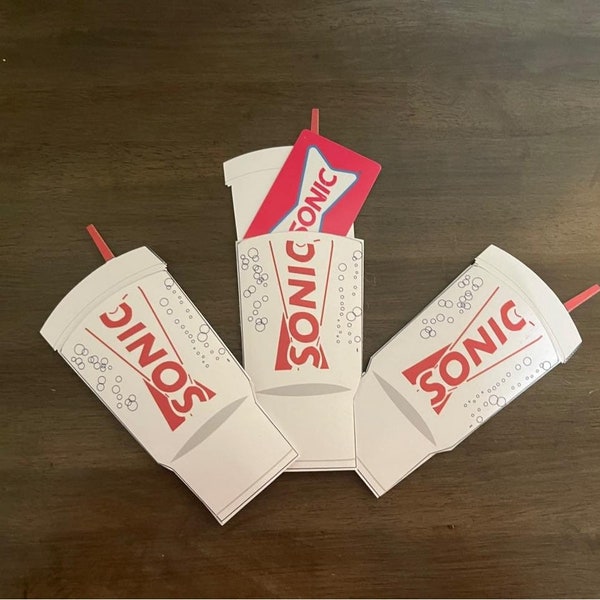 Sonic Cup Gift Card Holder - Digital Item